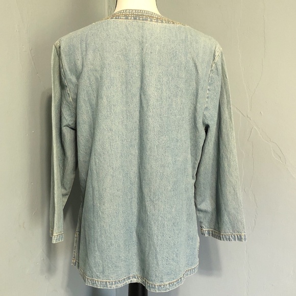 Vintage “Newport news-Jeanology” Jean Blouse - Picture 4 of 5
